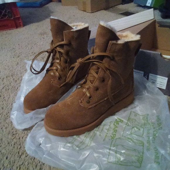 Bearpaw - Krista, Youth size 4 in Hickory - Picture 8 of 12